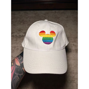 Disney Pride Collection Rainbow Mickey Mouse Baseball Cap